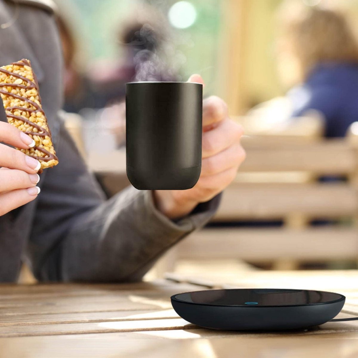 Stijlvolle USB Bekerglasverwarmer - Houdt Je Drank Perfect Warm!