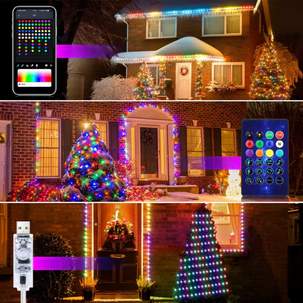 Slimme LED Kerstverlichting | Bedienen via App